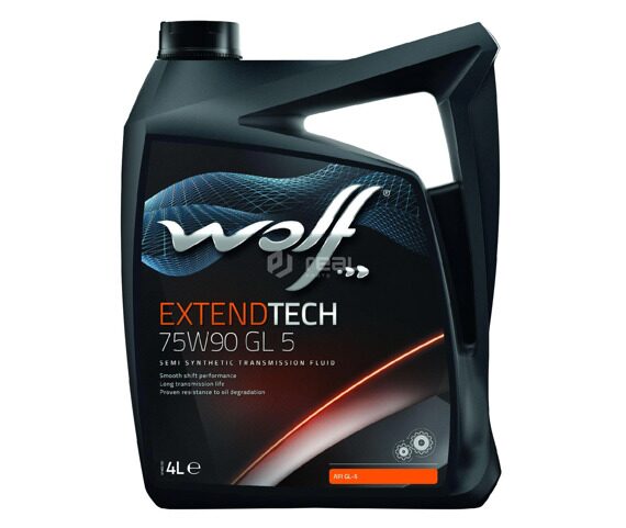 Масло трансмиссионное WOLF EXTENDTECH 75W90 GL 5 4L API GL-5